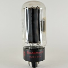 (1) Tested Beckman 5U4GB Tube Smooth Gray Plates Side Getter 68-30 GE EIA 5U4 GB