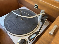 🍊Vintage 1964 MCM RCA Victor Stereo Record Player Console | Model 4FT44W WORKS!