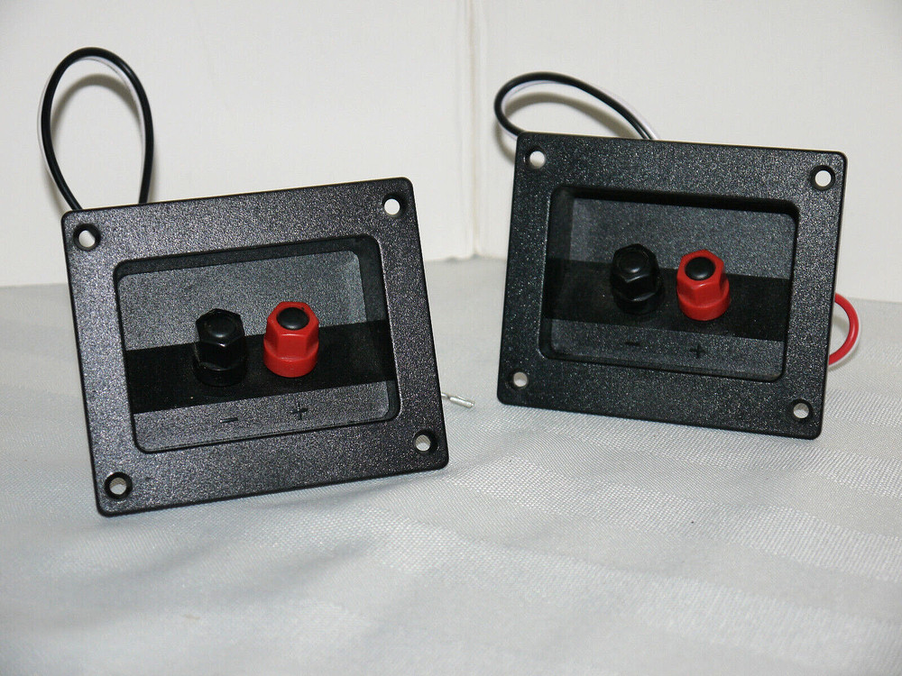 2 Vintage Polk Audio Speakers Terminal Binding Post Pair for T15 Speakers
