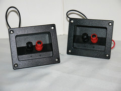 2 Vintage Polk Audio Speakers Terminal Binding Post Pair for T15 Speakers