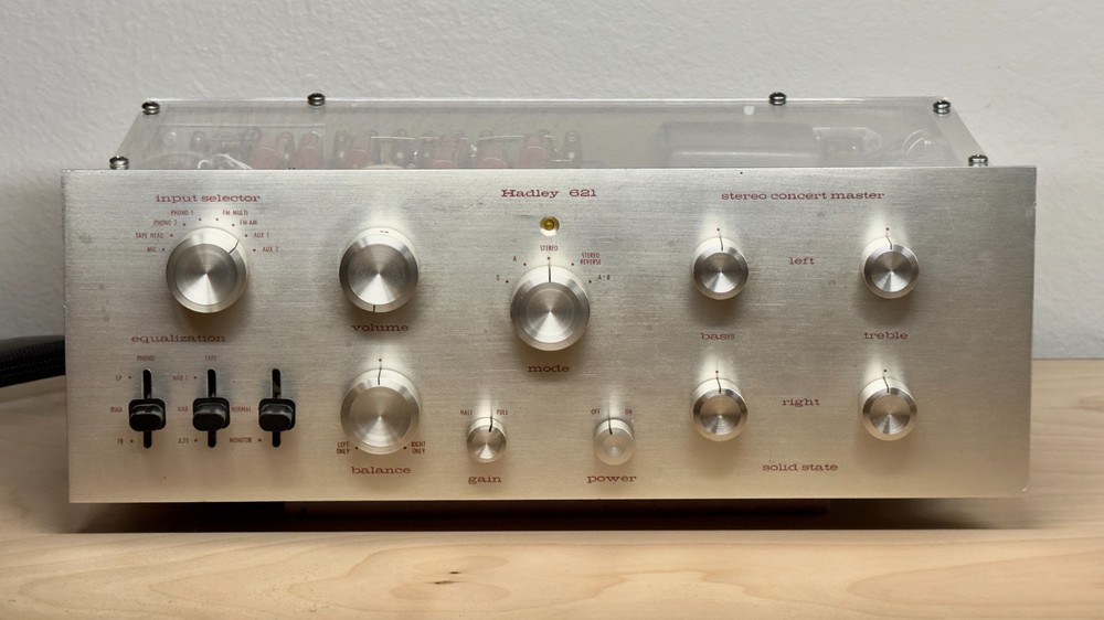 Vintage Hadley Laboratories 621E Stereo Concert Master Preamplifier – Restored