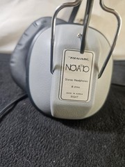 Vintage Realistic Nova 10 Stereo Headphones 8 ohms Black Gray