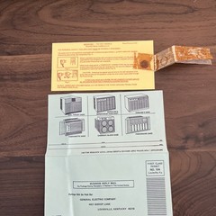 VTG AIR CONDITIONER MANUALS /GE FASHIONETTE & JC PENNEY PENNCREST 1970s