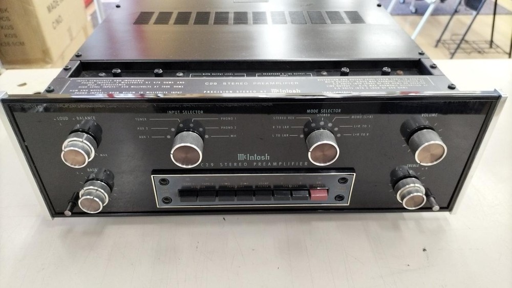 McIntosh C29 Solid State Stereo Preamplifier Tested Working
