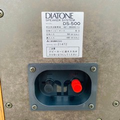 Diatone DS-500 2-Way Bookshelf Speakers Pair Wood Finished Tested Audio Stereo