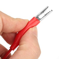 Banana Plug to Clip Cable Set Test Leads 80cm for Multimeter Power Supplies