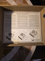 Audiotronics 304A Portable Suitcase Record Player Turntable (working condition)