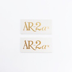 AR-2ax Speaker Grill Badges Aluminum 53.9mm(2.125″)X25.4mm(1″)GOLD