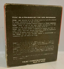 OEM TEAC TZ-252 Oil And Polisher KIT – For Capstan Motor Reel To Reel Players