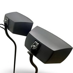 Bose 161 Speakers with Genuine UFS-20 Bose Floor Stands Pair 36” Connects To 123