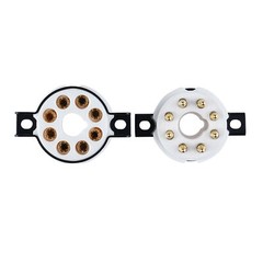 1pcs Amptata 8pin Tube Socket Octal Gold EL34 6SN7 KT88 5U4G 274B 6L6 5AR4 6V6