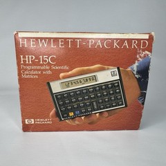 Hewlett-Packard HP-15C Programmable Scientific Calculator 1987 Vintage