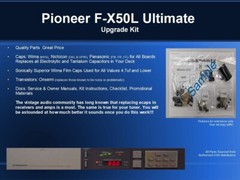 Pioneer F-X50L Tuner Ultimate Restoration Kit – Wima, OnSemi, Nichicon