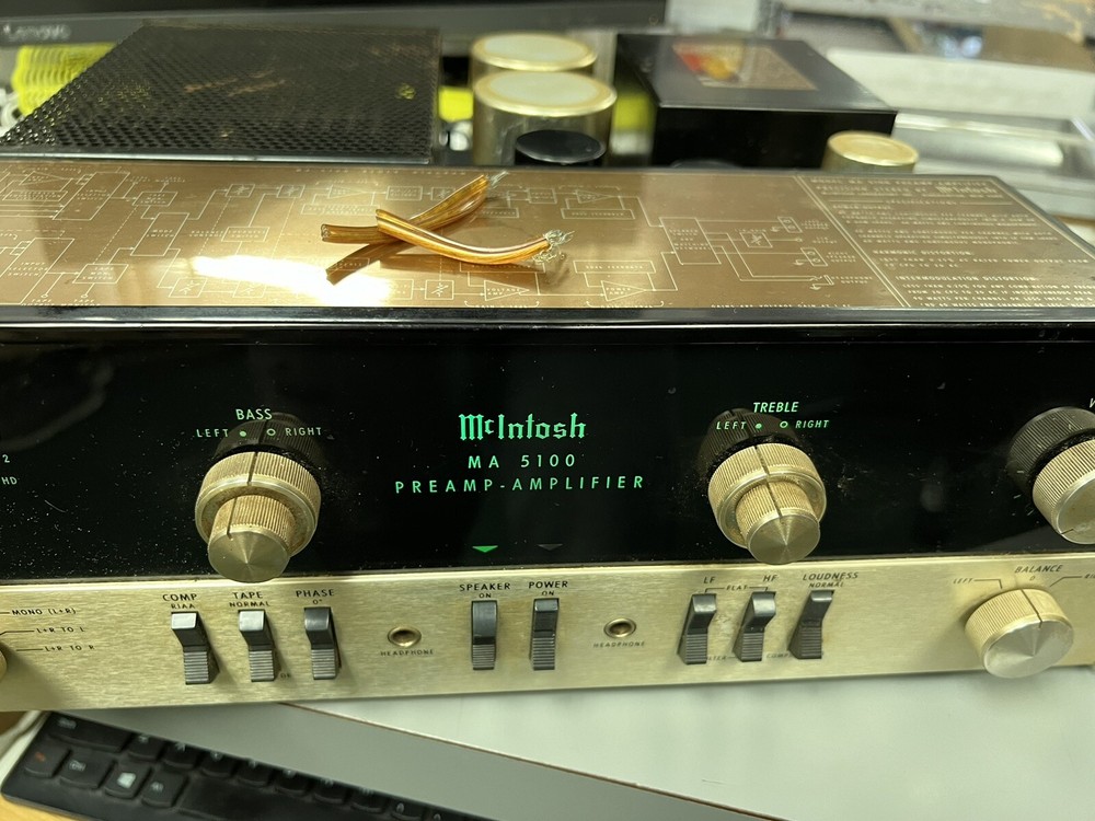 Vintage McIntosh MA-5100 Preamp – Amplifier, Working Free Shipping!
