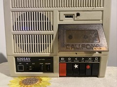 VINTAGE CALIFONE AUDIO CASSETTE RECORDER Model # 5265AV Used in Good Condition
