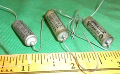 (3) SPRAGUE Vitamin Q .02uF 200 & 600VDC Mil Spec Cap NOS Test OK!