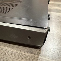 NAD 3125 Stereo Amplifier Vintage LEFT CHANNEL BROKE ( DAMAGED CASE )