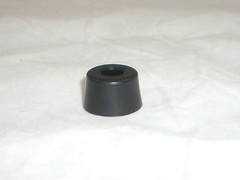 BUDWIG TF6N-P 8PC BLACK PLASTIC CABINET CASE FEET BUMPERS FOR VINTAGE RADIO