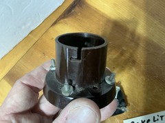 3 BAKELITE UX 4 PIN tube socket BAYONET TYPE 81, 01A UX-26, UX-227 VTG RADIO