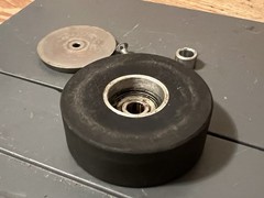 Ampex AG440 series 1/4” tape machine rubber pinch roller + cap and bearing 440C