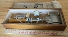 Vintage Soldering iron ERA USSR Wooden Box Russian Soviet Union