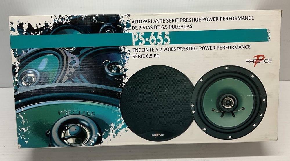Vintage Sealed NOS Audiovox Prestige PS-655 6.5” 2-Way Speakers