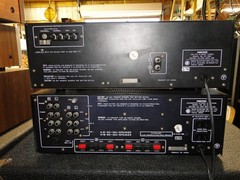 Matching Vintage Nikko NA-850 Integrated Stereo Amplifier and TA-550 Tuner