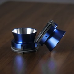 2X Studevox Metal Blue NAB Hub Adapters For Open Reel to Reel Tape Recorders