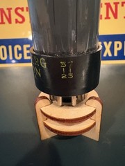 Stromberg Carlson Sylvania 50L6GT Vacuum Tube Grey Glass 539c Test NOS £