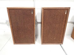 Retro 1960’s-1970’s Pair Utah Speakers Stereo Wood VTG 3 Way Suspension