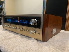 Gorgeous Very Rare Champagne Face Pioneer SX-727 Stereo Receiver 100% Working