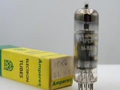 Amperex Holland EL83 6CK6 NOS NIB 11000gm Grey Plate Copper Serious Tubes D434