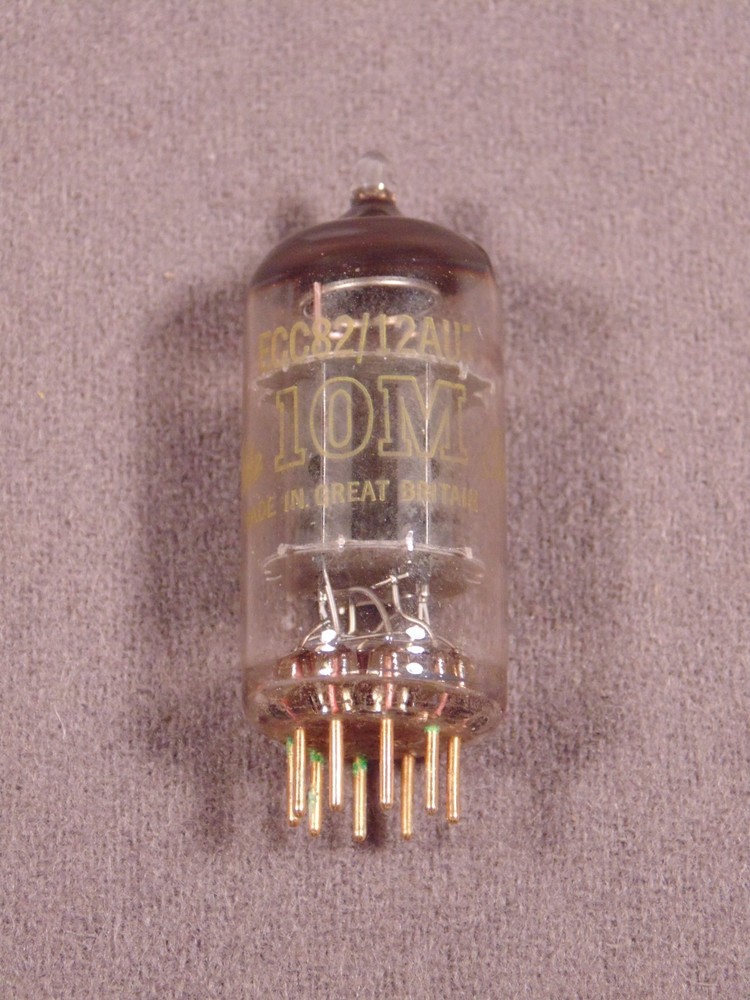 1 ECC82 12AU7 MULLARD 10M Master Series HiFi Amp Vacuum Tube Strong & Balanced