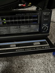 Serviced/Working/ AIWA F350 Cassette Deck. READ TESTED WORKS RETURNS ACCEPTED