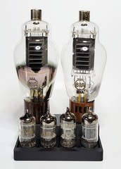 Vacuum Tube Display Stand Holder 4 pin & 9 pin B9A socket 300B, 45, 12AX7, 12AU7