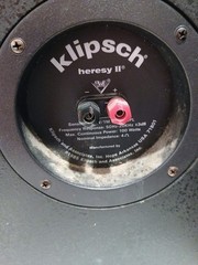 Klipsch Heresy II Speakers Tube Amplifier Friendly USA Sound Great!