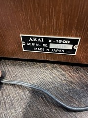 Akai X-150D Solid State Custom Deck With case