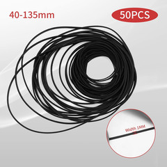 50 Bandas de goma cuadradas grabadora cassette psrs reparacion 40-135MM