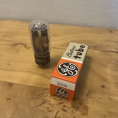 NOS GE 5AS4A RECTIFIER TUBES f/ AUDIO AMPLIFIER / JUKEBOX