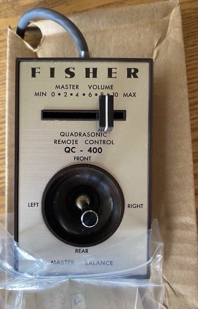 VTG NOS FISHER 534/634 QUAD RECEIVER QC-400 REMOTE BOX