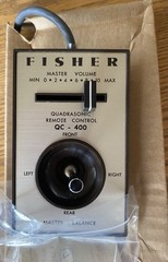 VTG NOS FISHER 534/634 QUAD RECEIVER QC-400 REMOTE BOX