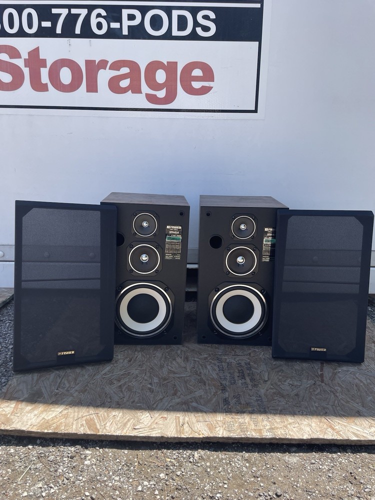 Vintage Pair Fisher Studio Standard STV-014 Speaker’s Work & Sound Great