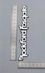 Rockford Fosgate Badge Emblem Logo 6 Inch Custom Incised Acrylic With Adhesive