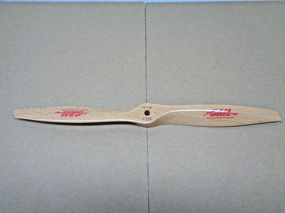 12×6 MM RC AIRPLANE WOODEN MODEL (1 PROPELLER) 12 INCH – GASOLINE PROP RC NEW!!