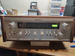 Sony STR-6045 wood cabinet AM/FM Stereo Receiver 1971 Vintage Serviced See Video