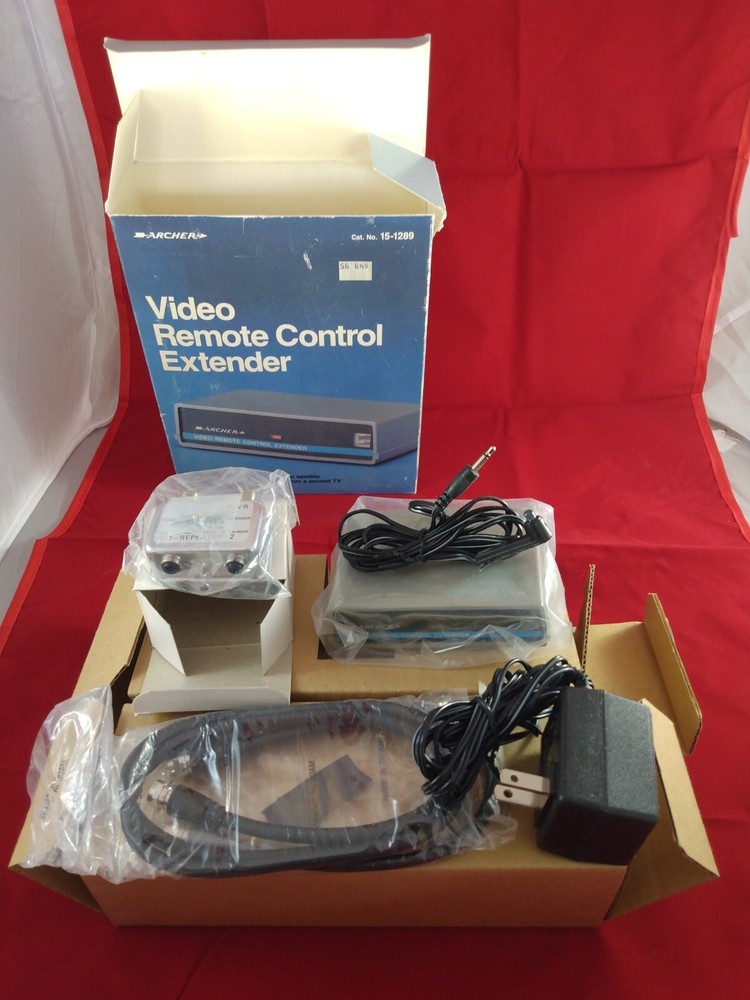 Vintage Archer Video Remote Control Extender 15-1289 Radio Shack Tandy