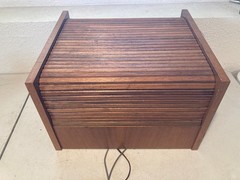 Garrard RC 88/4 Vintage Turntable Record Player POWERS ON SPINS Roll Up Case