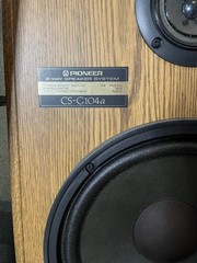 Pair of Retro Pioneer CS-G104a Speakers Working & Sound Great!