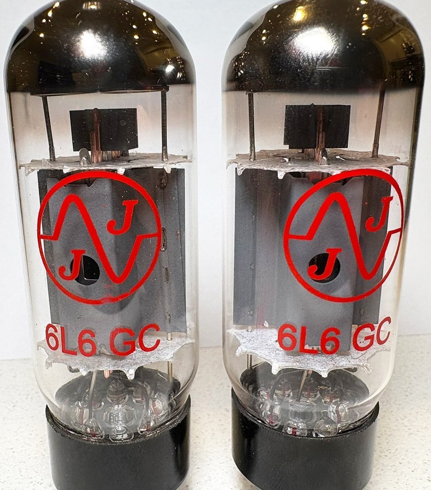 Pair of JJ 6L6 GC Power Amp Vacuum Tube Set 6L6GC