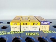 Matched Quad Philips 7ES8 PCC189 (ECC88 E88CC Sub) NOS NIB Tested Like NOS Tube